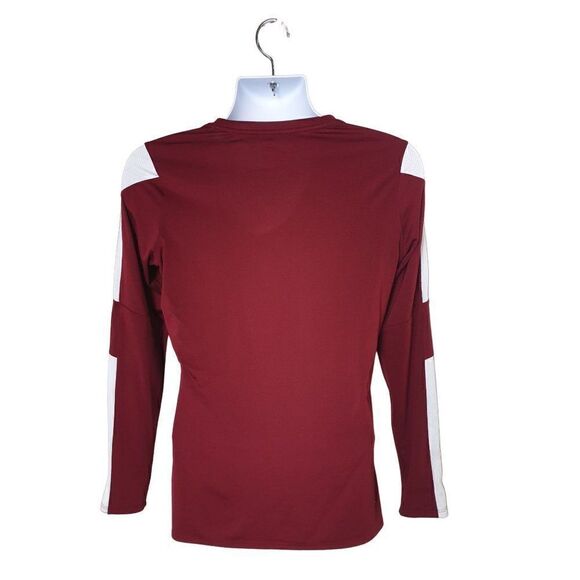 Under Armour Women's UA Long Sleeve Fitted Volleyball Jersey Shirt Burgundy M - Picture 2 of 6